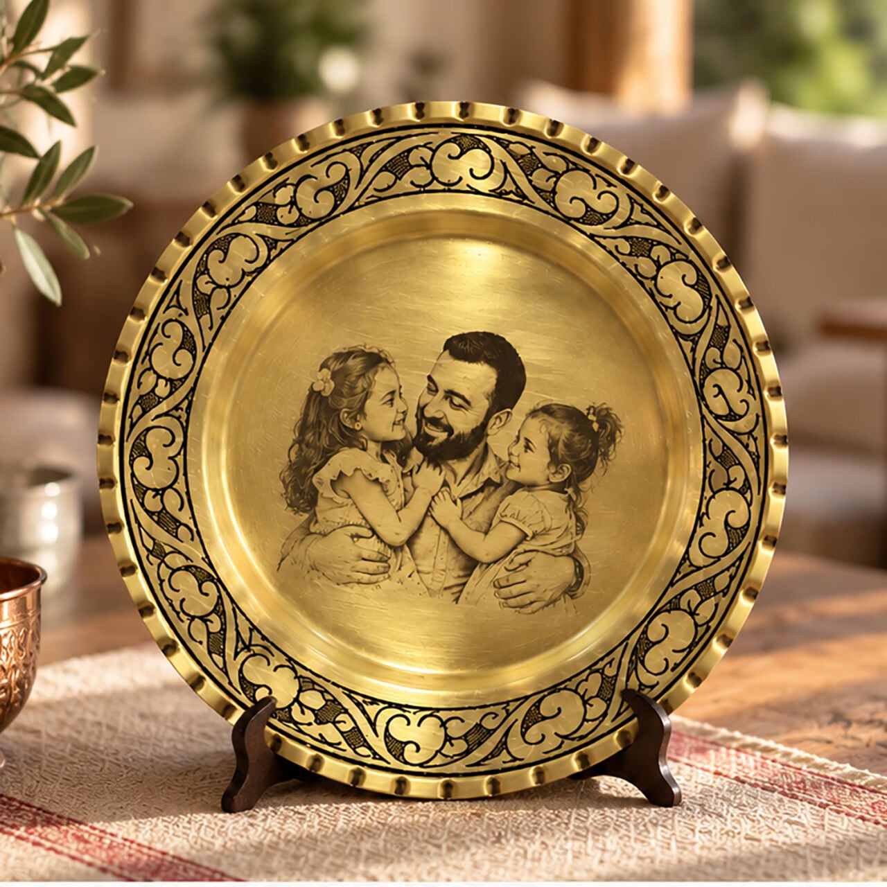 Kişiye Özel Bakır Portre Tabak: Fotoğraflarınız Bakıra Nasıl İşleniyor?