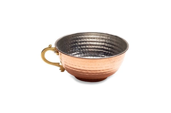 Kırmızı Bakır Tas 6 lı Set