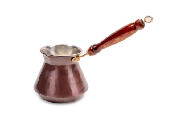 Handygoo El Yapımı Bronz Renkli Bakır Cezve