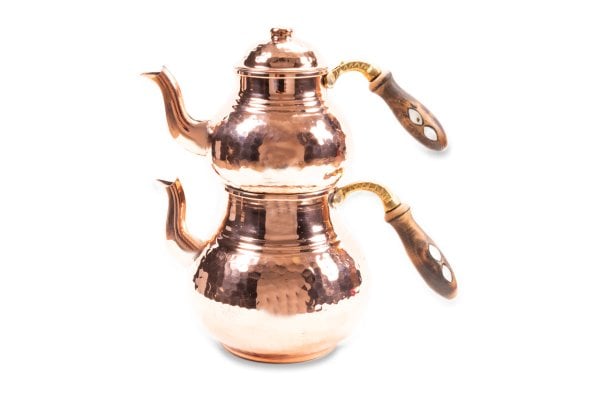 Handygoo Tombik Dövme Bakır Çaydanlık