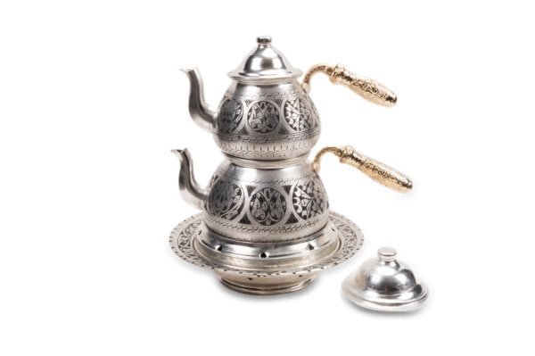 Handygoo El Yapımı Bakır Çaydanlık ve Balkon Sefası