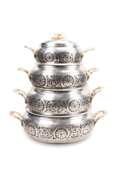 Handygoo Gray Sultan Bakır Tencere Seti