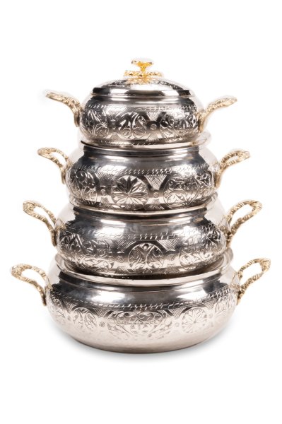 Handygoo Shiny Sultan Bakır Tencere Seti