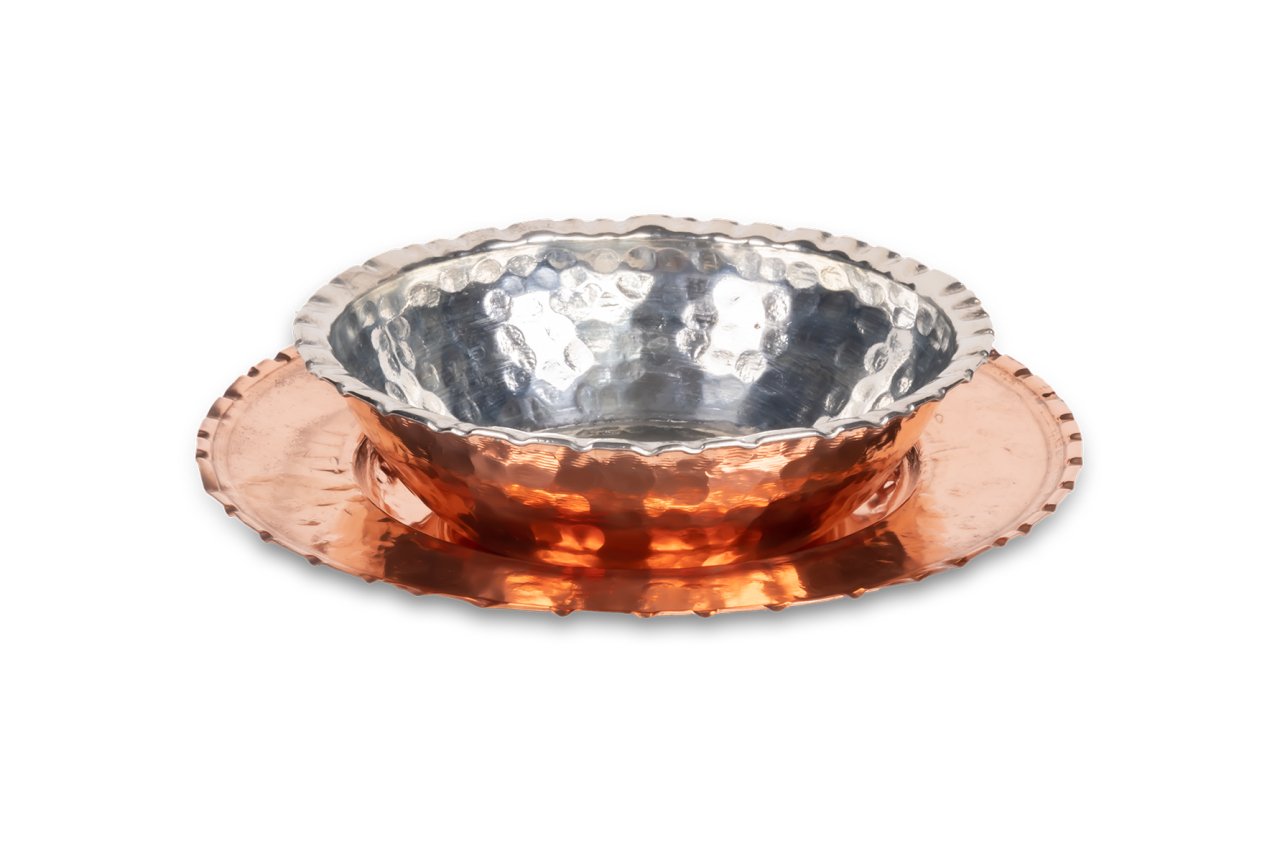 Handygoo Simply El Yapımı Bakır Çorba Kasesi Kırmızı