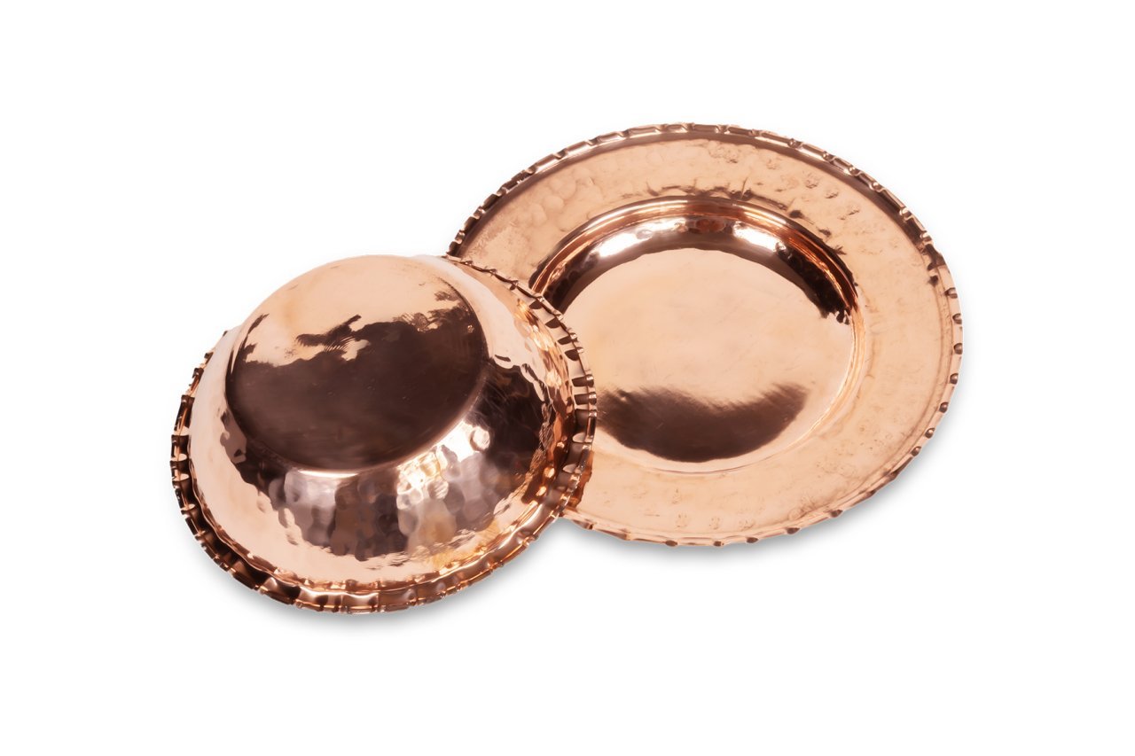 Handygoo Simply El Yapımı Bakır Çorba Kasesi Kırmızı