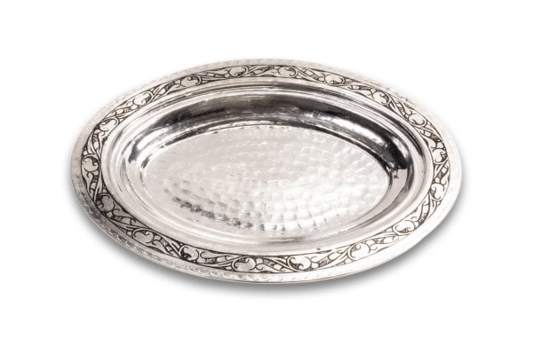 Handygoo El işlemesi Kayık Bakır Tabak 4 lü Set