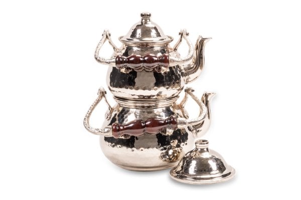 Handygoo El Yapımı Yukarıdan Kulplu Dövme Bakır Çaydanlık