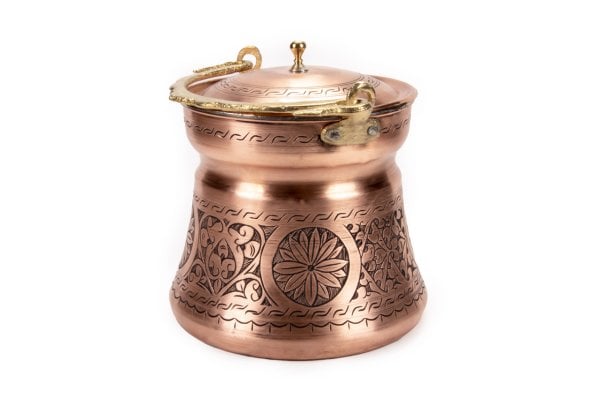 Handygoo El İşleme Kırmızı Eskitme Bakır Bakraç