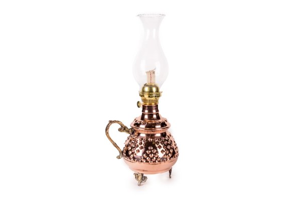 Handygoo Piramitli Kırmızı Bakır Gaz Lambası
