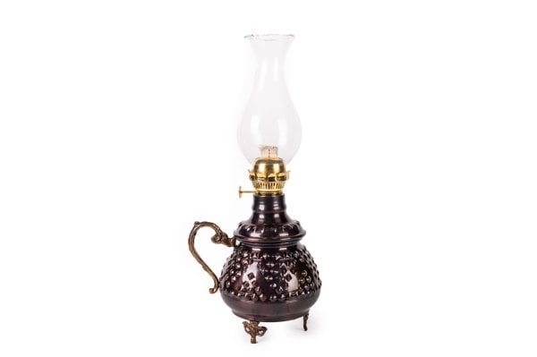 Handygoo Piramitli Bronz Bakır Gaz Lambası