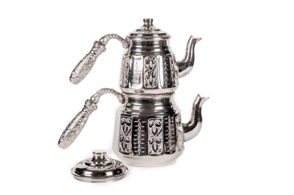 Handygoo Dilimli Nikelajlı Ufak Bakır Çaydanlık