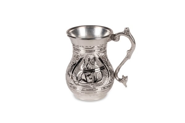 Handygoo Tuğra İşlemeli Nikelajlı Bakır Kupa