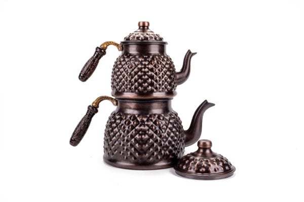 Handygoo Büyük Boy Dark Keops Bakır Çaydanlık