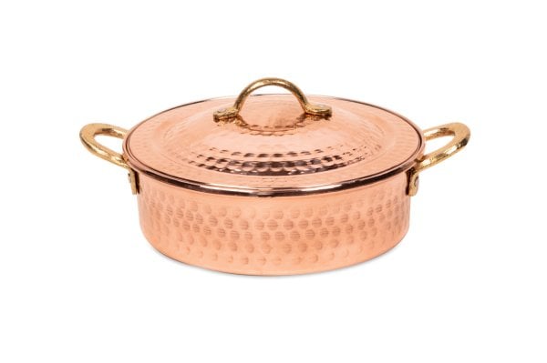 Handygoo Orta Boy Dövme Bakır Pilav Tenceresi