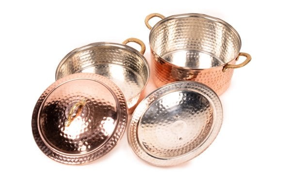 Handygoo Antepia Dövme Bakır Tencere Seti