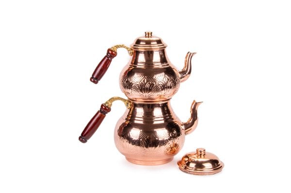 Handygoo İnce Baskı Bakır Çaydanlık