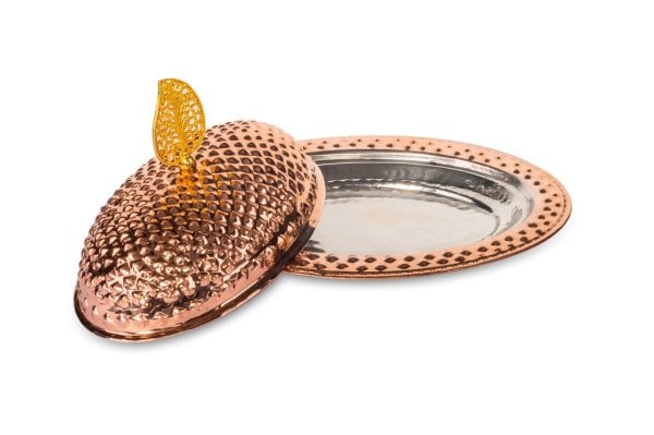 Handygoo Keops Bakır Servis Tabağı