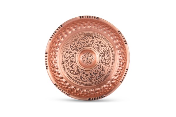 Handygoo El Yapımı Old Red Keops Bakır Hamam Tası