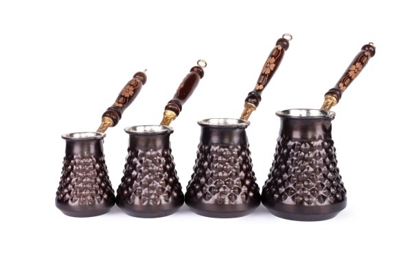 Handygoo Siyah Keops Bakır Cezve Seti