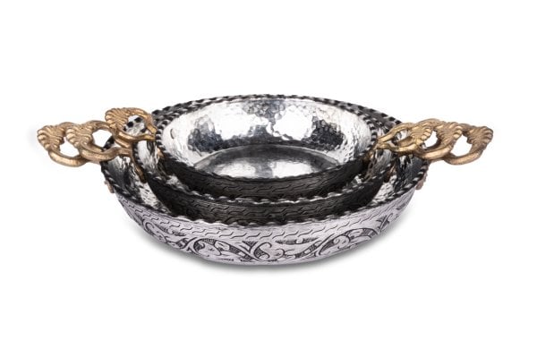 Handygoo El İşlemesi Bakır Sahan Seti