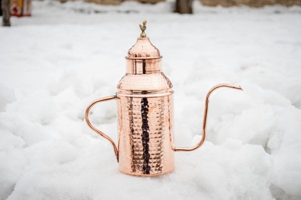 Handygoo Çekiçli Battal Boy Bakır Yağdanlık