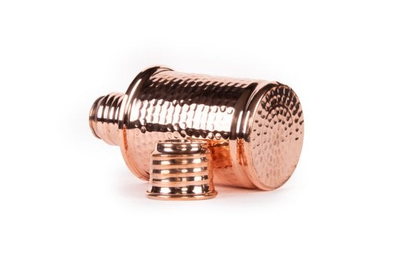 Handygoo Büyük Bright Red Bakır Matara