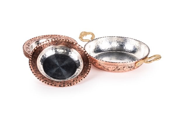 Handygoo Bakır Sahan ve Bakır Tabak Seti