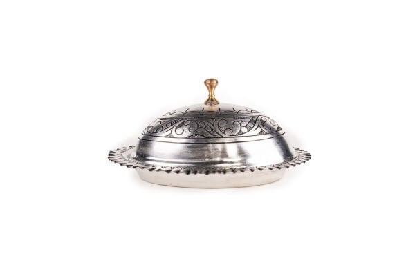 Handygoo El İşlemesi Kayık Bakır Meze Tabağı