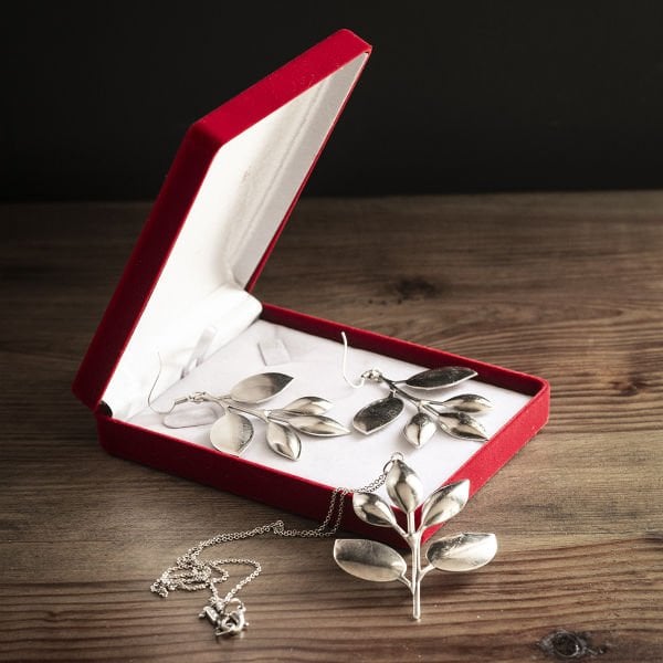 Handygoo Fıstık Bakır Kolye ve Bakır Küpe