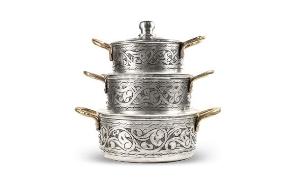 Handygoo Mini Bakır Tencere Seti